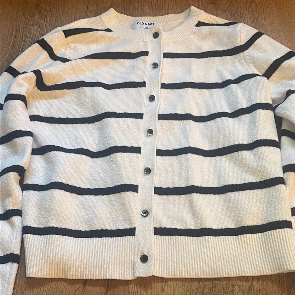 Cardigan crop top sweater set